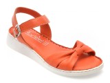 Cumpara ieftin Sandale EVIDA portocalii, EVP104, din piele naturala