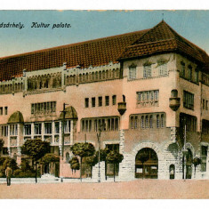 151 - Tg. MURES, Palatul Culturii, old postcard - used - 1917