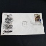 Plic FDC SUA 1973. Salut Angajaților Poștali , Vintage!