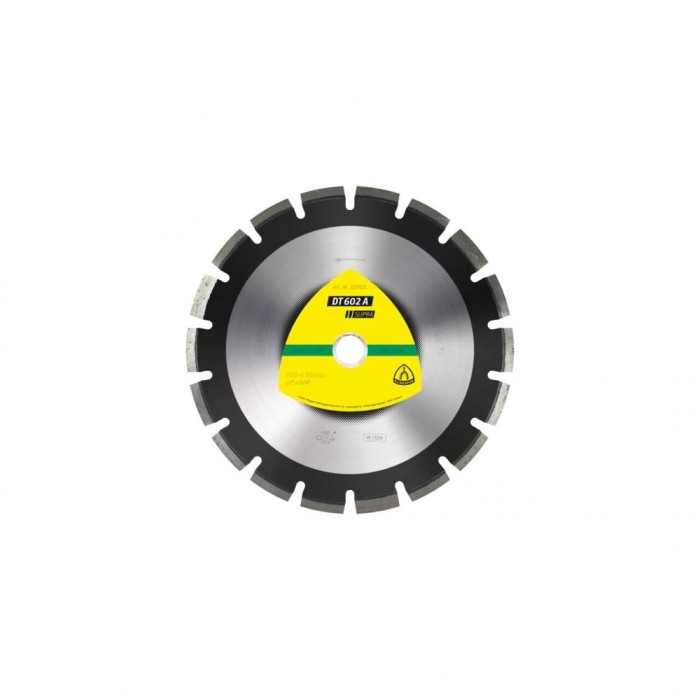 DT 602 A disc diamantat de debitare, 350 x 3,2 x 25,4 mm 21 Segmente 40 x 3,2 x 10 mm, cu segmente departate, Klingspor 325092