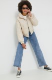 Abercrombie &amp; Fitch geaca femei, culoarea roz, de tranzitie