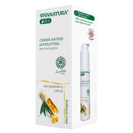 Crema Antirid Superlifting Ten Mixt si Gras 45ml Viva Natura