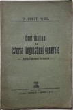 Contributiuni la Istoria linguisticei generale. Antichitatea clasica (Studii si conferinte) &ndash; Const. Pavel