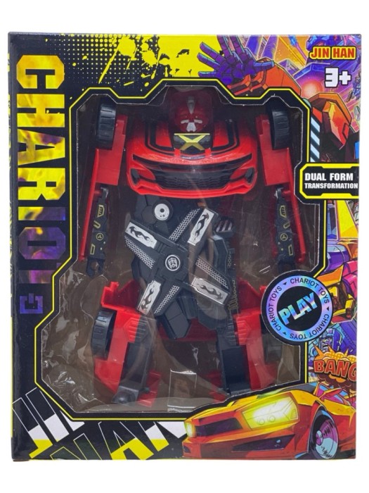 Jucarie transformer robot masina rosu