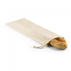 Sacosa de paine din bumbac cu cordon pentru &icirc;nchidere