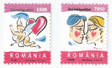 Romania, LP 1503a/2000, Ziua Indragostitilor, cu eroarea &quot;colier&quot;, MNH