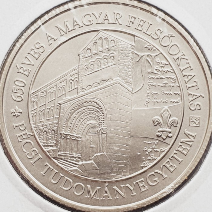 2828 Ungaria 2000 Forint 2017 University of P&eacute;cs (tiraj 5.000) km 924 UNC