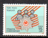 TURCIA 1984, Politia Turca, serie neuzata, MNH, Nestampilat
