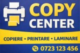 Panou reclamă Copy Center personalizat din PVC Forex 5 mm