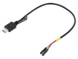 Cablu USB C DELOCK 85395, 1pin x2, 0.2m, 22AWG, negru
