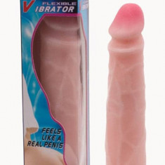 Vibrator Realistic Cyberskin Big, Natural, 22 cm