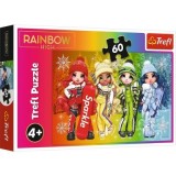 Puzzle 60 Rainbow High Papusile jucause, Trefl