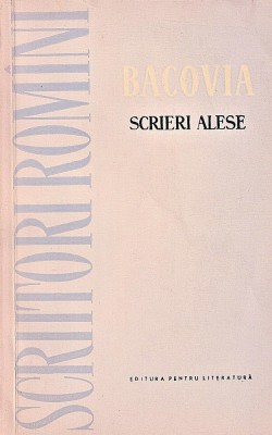 Bacovia scrieri alese foto