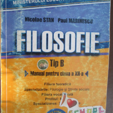 Filosofie tip B. Manual clasa a 12-a