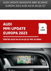 AUDI MMI 3G BASIC SDCARD UPDATE HARTI AUDI NAVIGATIE EU 2023 AUDI A4 A5 A6 Q5 Q7