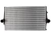 Intercooler Volvo S60, 01.2003-03.2010, motor 2.4 D 120kw, diesel, cu/fara AC, aluminiu brazat/plastic, 688x418x30 mm, SRLine, cu gaura pentru senzor