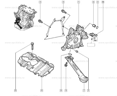 Bucsa de centrare motor Renault Clio 2 , Twingo 2 Kft Auto foto