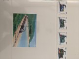 india - Timbre trenuri, locomotive, cai ferate, nestampilate MNH