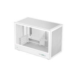 Carcasa deepcool ch260 mini tower alb tempered glass sloturi expansiune: 4 drive bays: 1x3.5 1x2.5
