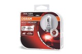 SET 2 BECURI 12V H4 60/55 W NIGHT BREAKER SILVER +100% OSRAM