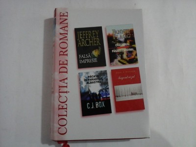 (Colectia de Romane - Reader&amp;#039;s Digest): Falsa impresie - Jeffrey Archer / Craciunul Pasarii-Cardinal - Fannie Flagg / Pacate in paradi foto