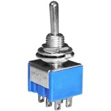 Comutator maneta 2x6A 125Vac ON-ON MTS202
