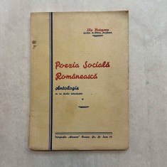 Ilie Haseganu - Poezia Sociala Romaneasca - Cu autograf - Princeps - Extrem de rara
