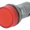 Lumină de control LED roșie 22mm