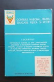 Lucrările simpozionului național &quot;Perfecționarea organizării și desfășurării competiției sportive naționala DACIADA&quot;
