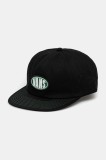 Vans șapcă de baseball din bumbac culoarea negru, cu imprimeu, VN000MPHBLK1