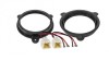 Set Inele Distanțiere + Conectori Difuzoare 165mm Dacia Renault Nissan Opel Fiat - Adaptor Montaj Boxe Auto Usi Fata/Spate