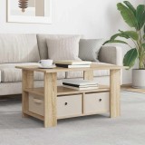 vidaXL Masă de cafea Stejar Sonoma 77 x 55 x 42 cm Lemn compozit 8000414