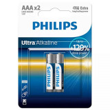 Baterie Ultra Alkaline Lr3 Aa Blister 2 Buc Philips, Oem