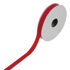 Panglică Crăciun, Model Brad, Velur, Culoare Roșu, Dimensiuni 5m x 9mm