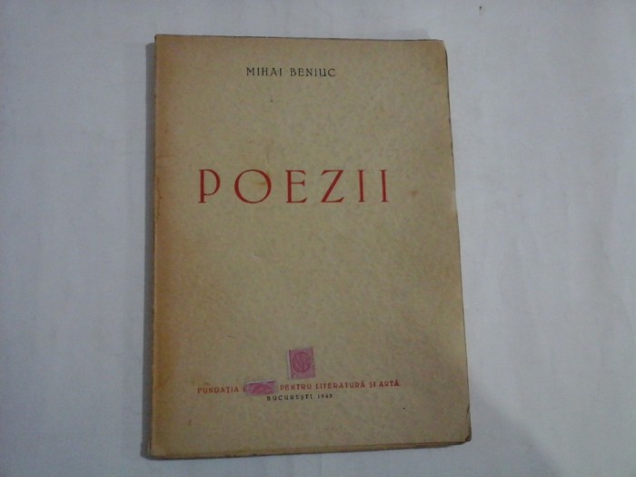 POEZII - MIHAI BENIUC
