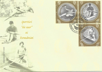 *Romania, LP 1670/2004, Sportivi &amp;quot;de aur&amp;quot; ai Romaniei, FDC foto