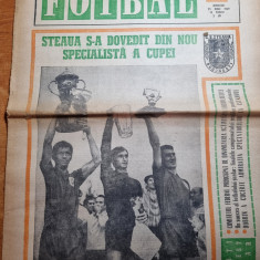 fotbal 25 iunie 1969-steaua bucuresti a casticat cupa romaniei