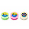 Pachet multicolor pentru modelaj creativ, alb luminos, verde neon si roz neon, 3 recipiente x 18 g, Dactylion