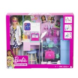 Barbie Medical - Set cabinet medical cu papusa, Mattel