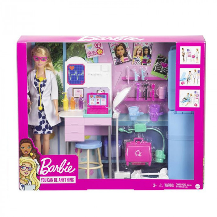 Barbie Medical - Set cabinet medical cu papusa