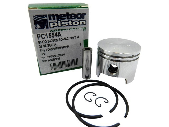 Piston complet drujba Oleomac 740, Efco 8400 &Oslash; 40 mm Meteor