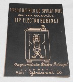 Masina electrica de spalat rufe de uz casnic tip electro-bobinaj pliant