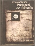 Titu Maiorescu-Prelegeri de filosofie
