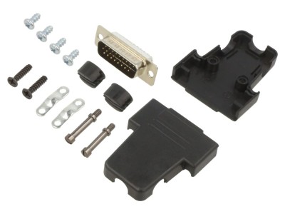 Conector D-Sub tată 26 pini, negru foto