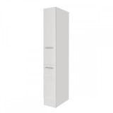 Dulap Cămară Bucătărie Yorki 30 cm, Corp Alb, Față Alb Satinat, Modular