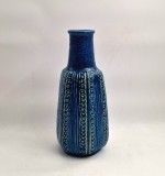 Vas arta Ceramica JASBA 1579 - 30 Germania anii &#039; 60 albastru marin
