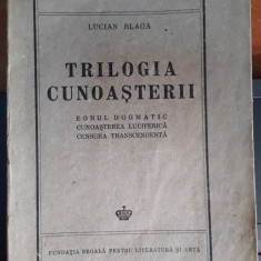 Lucian Blaga-Trilogia cunoasterii-1943-prima editie