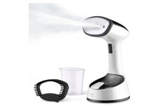 Aparat de calcat vertical cu abur pliabil, Ufesa Steamer 1470W, 150ml, negru - SECOND