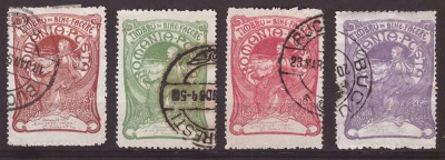 1906 - Torcătoarea, serie stampilata foto