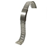 Cumpara ieftin Brățară Ceas &bdquo;Classic Link&rdquo; &ndash; Oțel Inoxidabil Argintiu (12mm - 18mm)